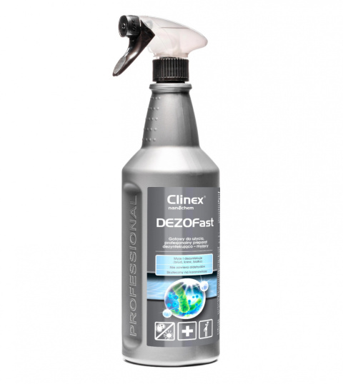 Clinex Dezofast 1l sprey preparat dezynfekująco-myjacy