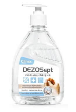 Clinex DezoSept 500ml żel do dezynfekcji rąk