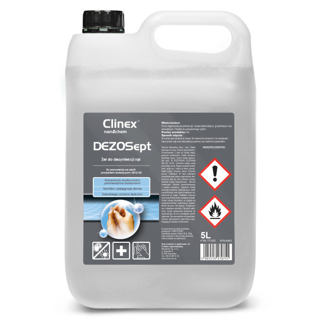 Clinex Dezosept żel 5l