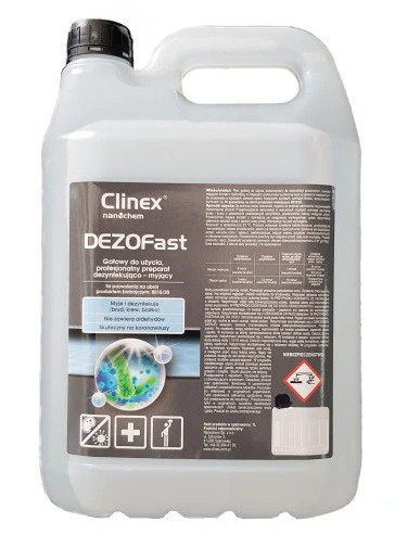 Clinex Dezofast 5l Preparat Dezynfekująco-myjący