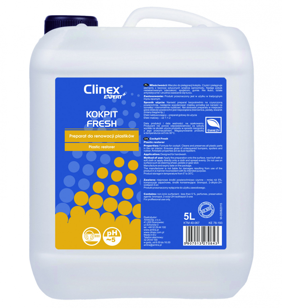 Clinex Expert+ Bio Kokpit Fresh