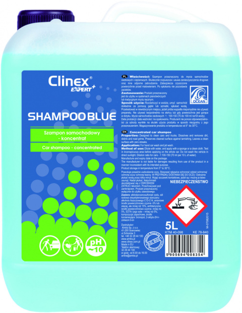 Clinex Expert+ Shampoo Blue