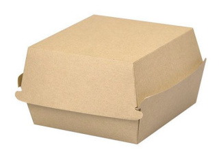 Opakowanie pudełko BURGER / HAMBURGER gigant box 150x150x80 100szt. tekturowe kraftowe