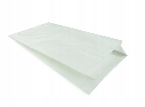 Torba papierowa fałdowa biała 180x80x370 1000szt.