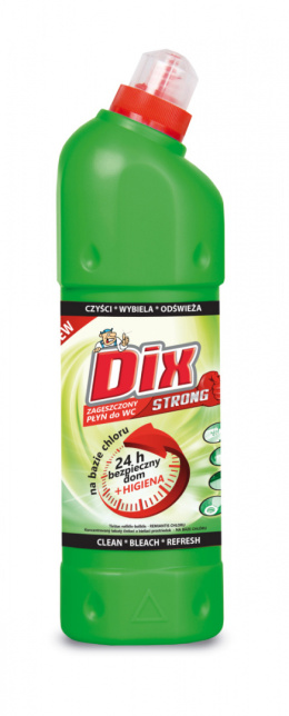 Płyn czyszcząco-wybielający do WC Dix Strong 750 ml
