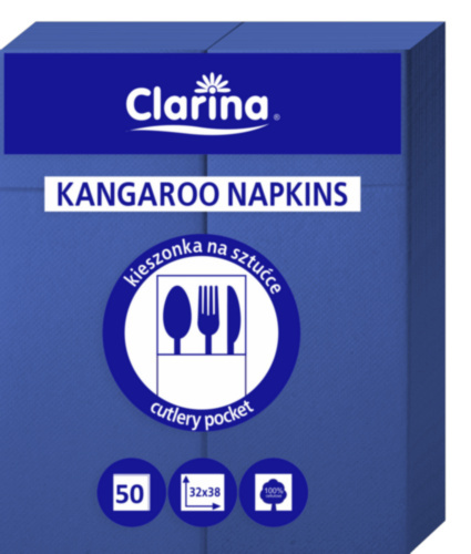 kangurki clarina granatowe etui