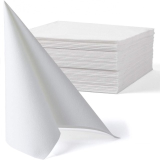 Serwetki flizelinowe Airlaid Białe 100 szt 40/40