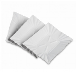 Tacka papierowa prostokątna biała 10x13 500szt.
