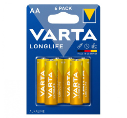 Baterie alkaiczne VARTA Longlife AA LR6 6 szt