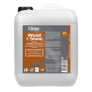 Clinex Wood&Shine 5L profesjonalna emulsja do paneli podłogowych