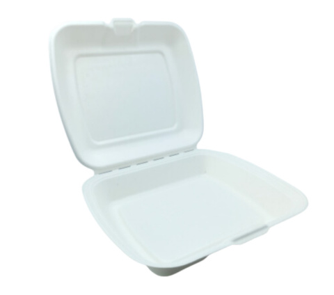 Eko pojemnik lunch box trzcina cukrowa 1-komora 220X200X75mm NATURA 50szt.