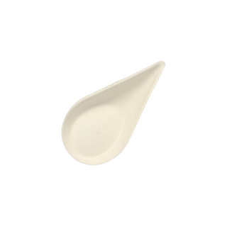 Finger Food Papstar talerz "Drop" z trzciny cukrowej Pure 10,5cm x 5,7cm 50szt.