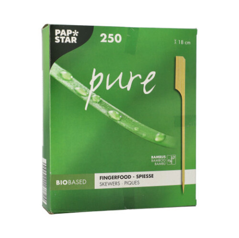 Fingerfood patyczki Golf 18cm Papstar bambusowe 250 szt., kod 16772