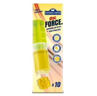 General Fresh Disc Force Punktowy Żel Do Toalet Cytrynowy 60ML