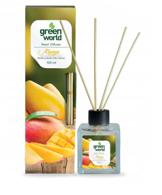 Green World Patyczki zapachowe Sticks – Mango 100 ml