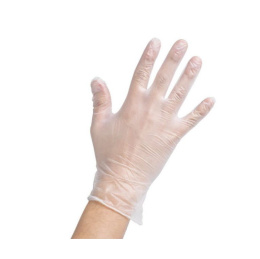 Rękawice Winylowe bezpudrowe L 100szt bezbarwne