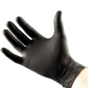 Rękawice Nitrylowe bezpudrowe L 100szt BLACK