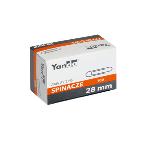 SPINACZE BIUROWE 28mm 100szt