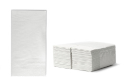 Serwetki Papierowe Białe 1-warstowe 33/33 1/8 500 szt