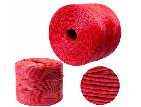 sznurek nylon czerwony
