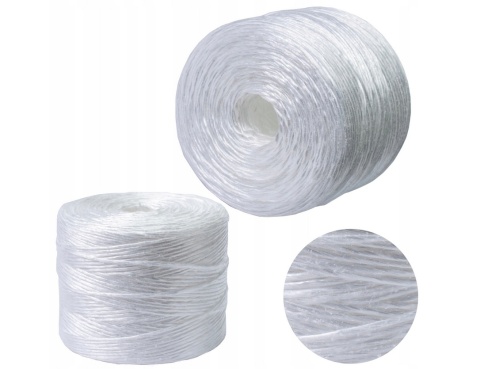 sznurek nylon biały